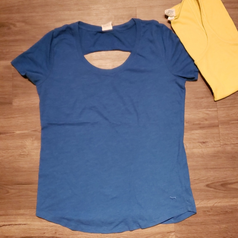 PINK VS Open Back Tee